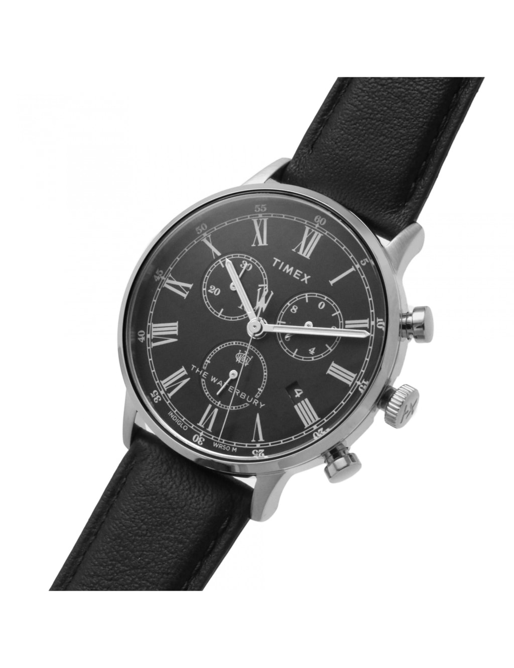 Timex ameritus stainless steel hotsell chronograph