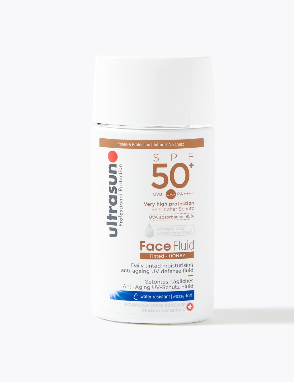 Tinted Face Fluid SPF 50+ 40ml Ultrasun M&S