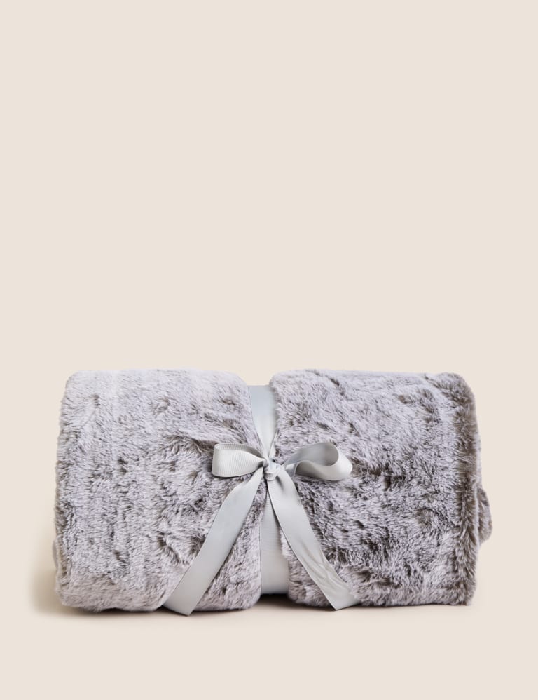 M&s grey 2024 throw