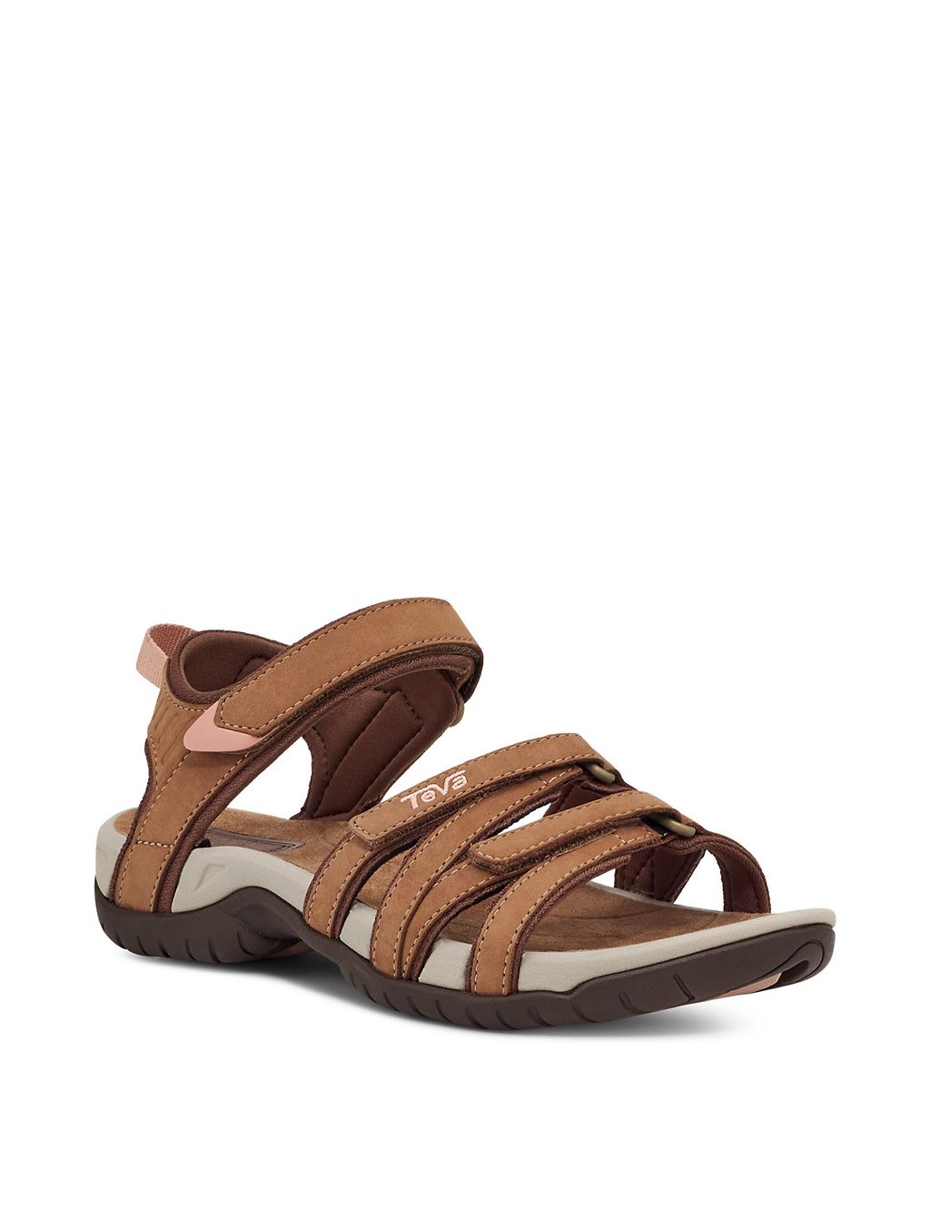 Tirra Leather Ankle Strap Flat Sandals 1 of 4