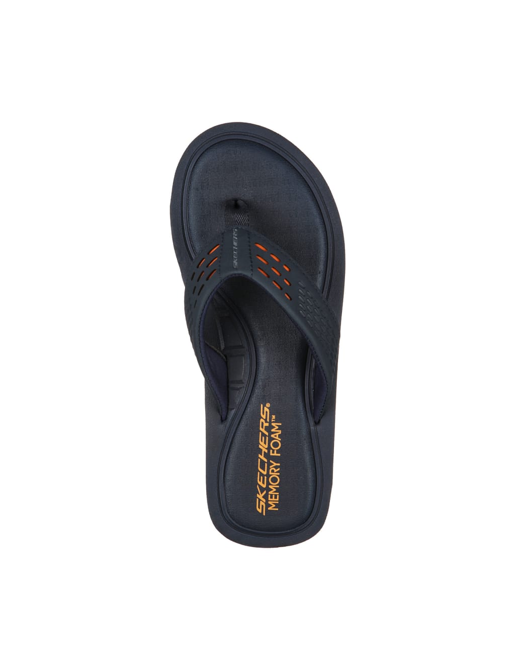 Skechers memory foam deals flip flops mens