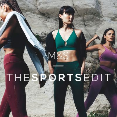 Women wearing activewear. Shop The Sports Edit 