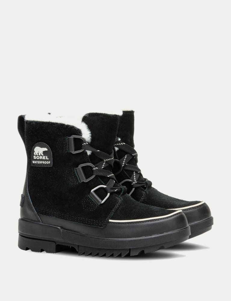 Sorel black sales suede boots