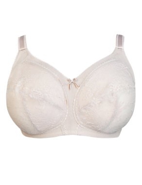Total Support Embroidered Floral Non-Wired Full Cup Bra B-E Image 2 of 4