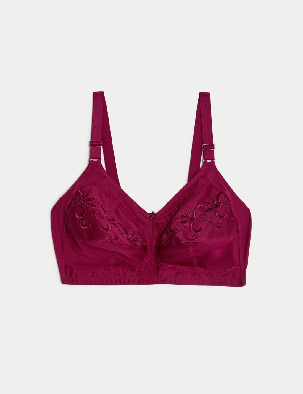 Total Support Embroidered Full Cup Bra B G M S Collection M S
