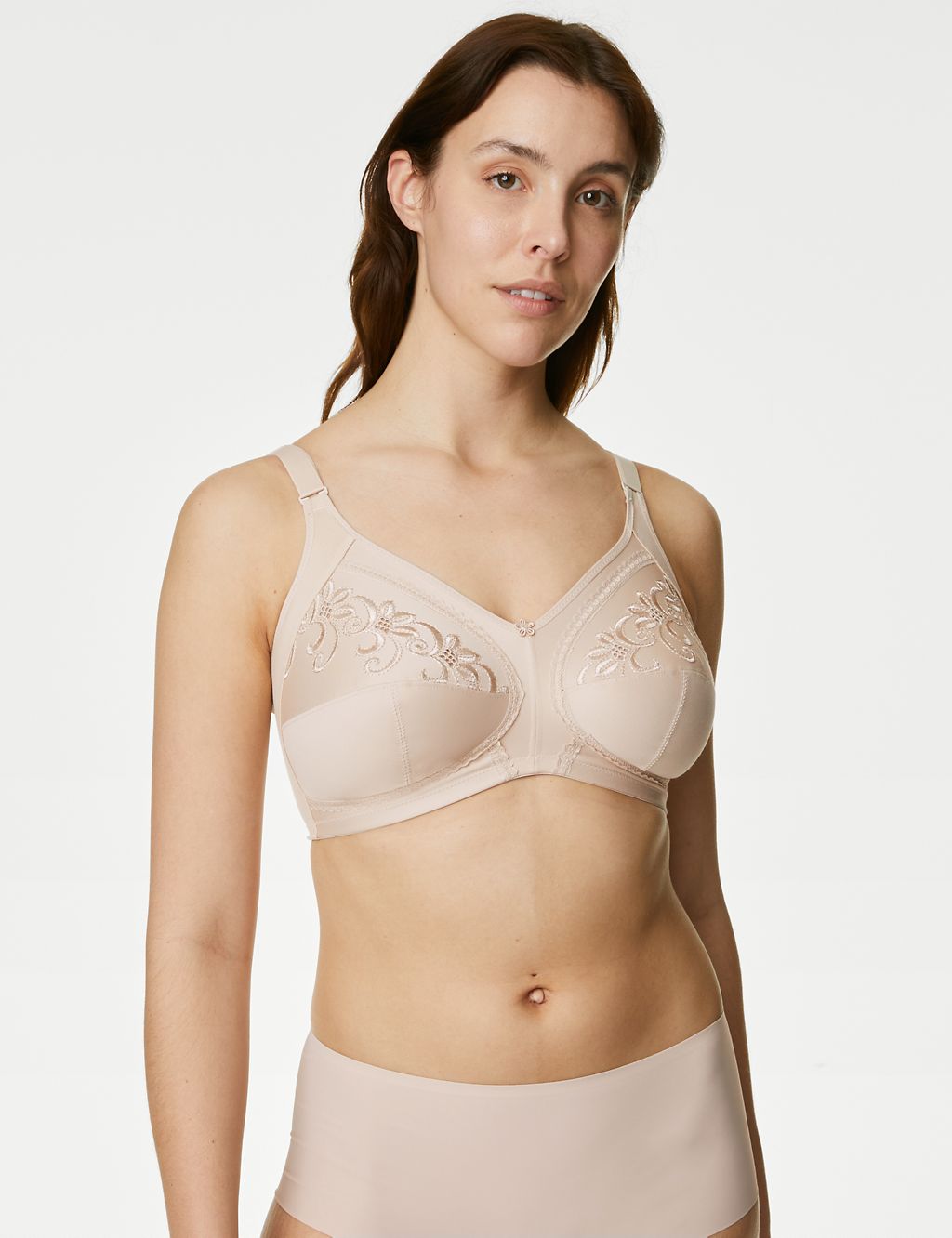 Total Support Embroidered Full Cup Bra B-G 3 of 6