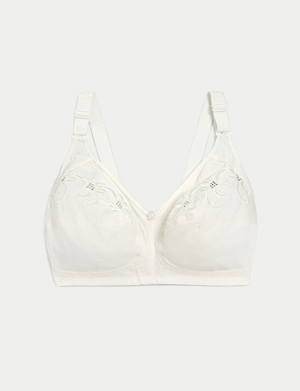 Total Support Embroidered Full Cup Bra B-G 1 of 6