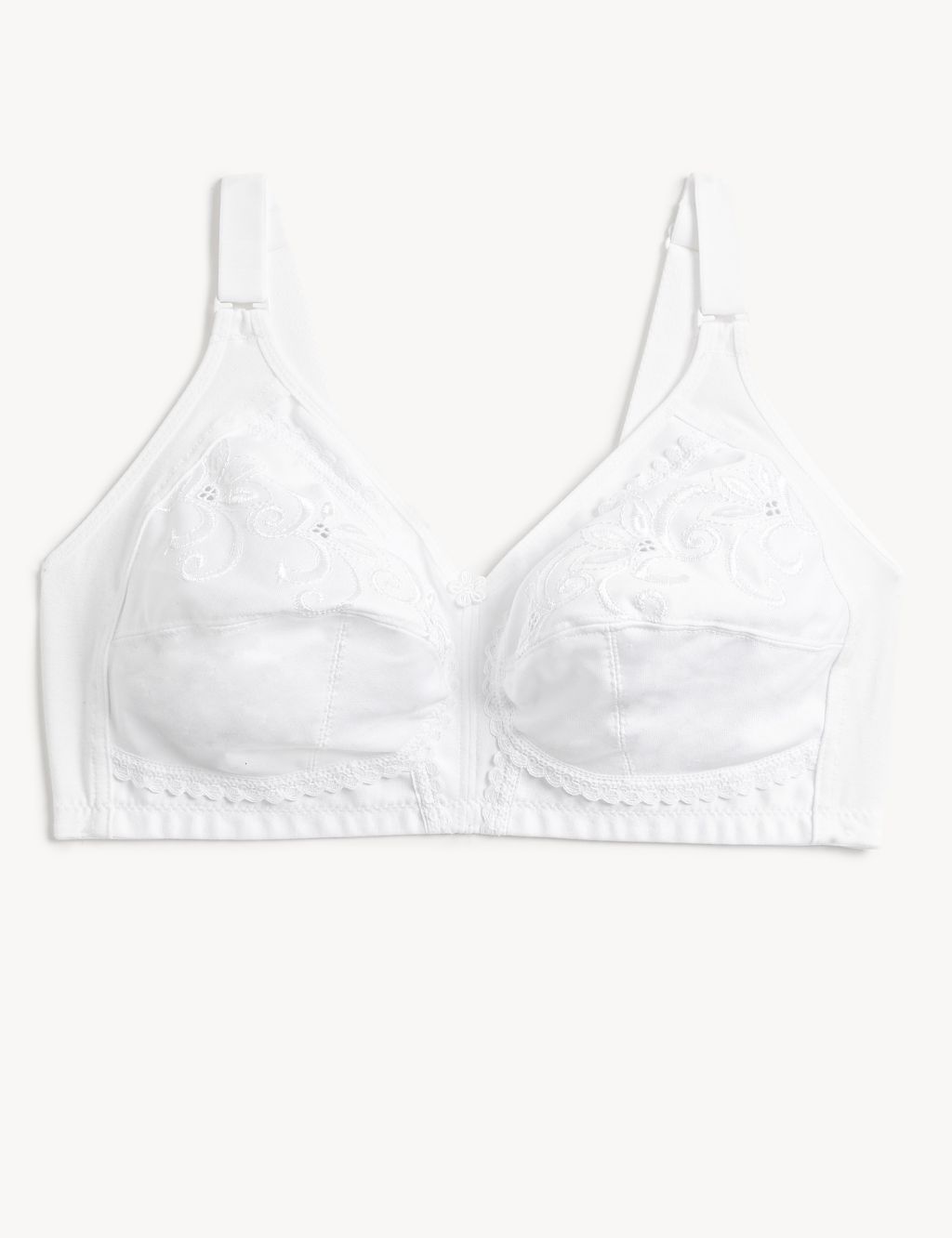 Total Support Embroidered Full Cup Bra B-G 1 of 8