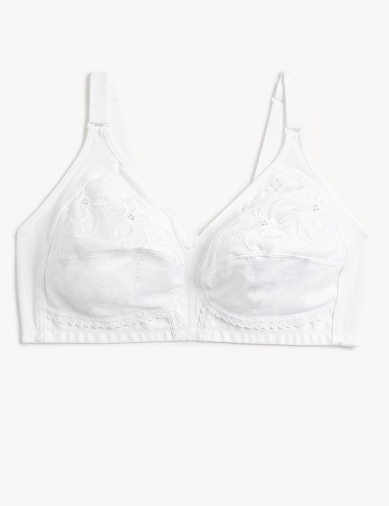 Total Support Embroidered Full Cup Bra B-G 2 of 8