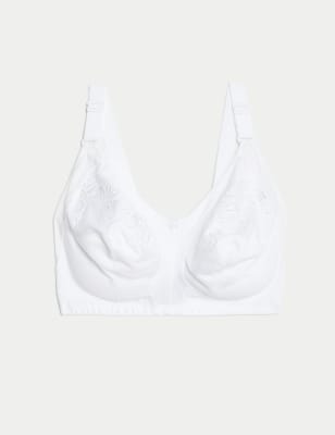 TOTAL SUPPORT NON-WIRED FULL CUP BRA Plain Design: WHITE made for M&S.  $10.17 - PicClick