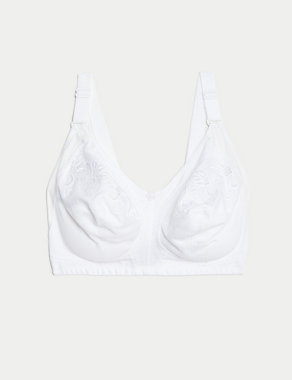 Total Support Embroidered Full Cup Bra DD-K Image 2 of 9