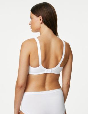 MARKS & SPENCER Total Support Embroidered Full Cup Bra C-H T338020OPALINE  (42G) Women Everyday Non Padded Bra - Buy MARKS & SPENCER Total Support  Embroidered Full Cup Bra C-H T338020OPALINE (42G) Women