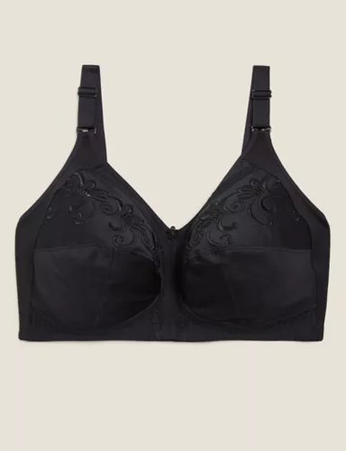 Total Support Embroidered Full Cup Bra DD-K 2 of 6