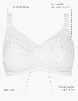 Marks & Spencer total support mastectomy post surgery bra 36A 