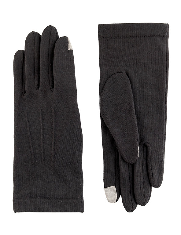 Touchscreen Jersey Gloves | M&S Collection | M&S