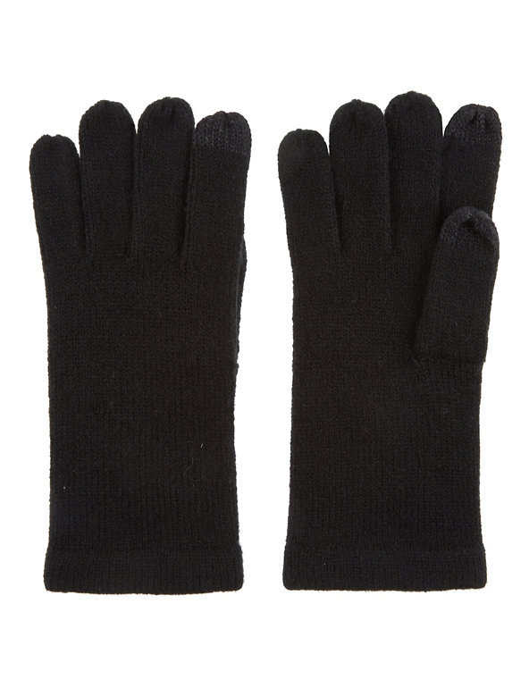 Touchscreen Knitted Gloves Image 1 of 1