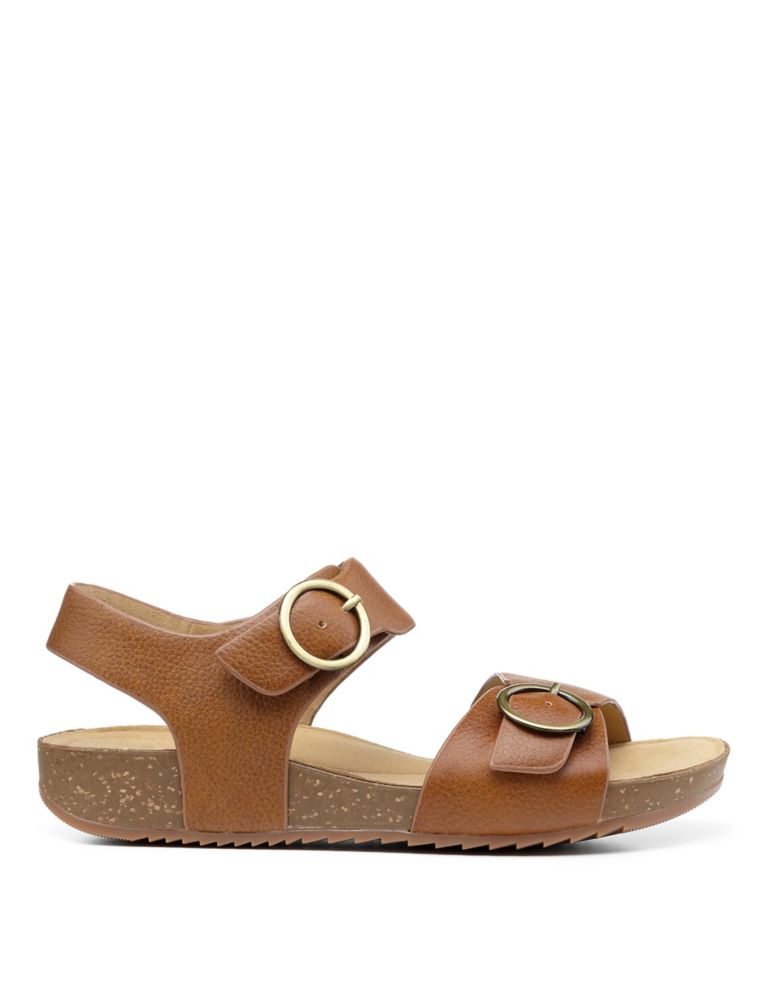 Tourist Leather Ankle Strap Wedge Sandals 1 of 4