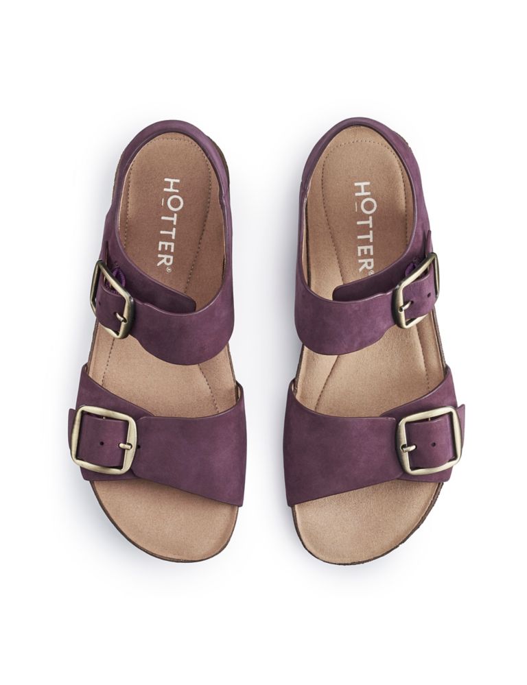 Tourist Leather Buckle Flat Sandals 4 of 4