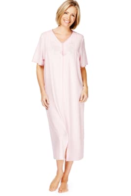 Towelling Zip Through Dressing Gown M&S Collection M&S