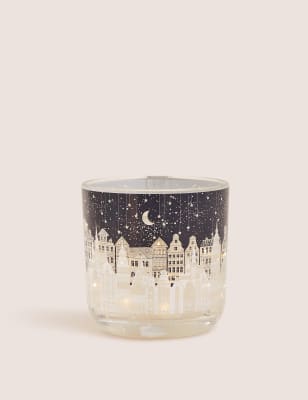 Townhouse Light Up Candle | M\u0026S