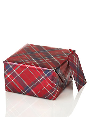 Traditional Tartan 3 Meter Christmas Wrapping Paper Image 2 of 3