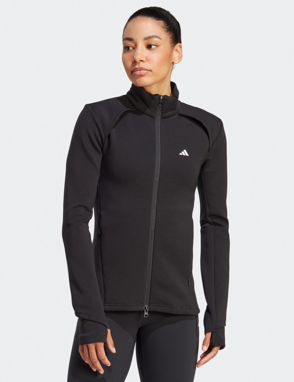 Thumb hole jacket adidas deals
