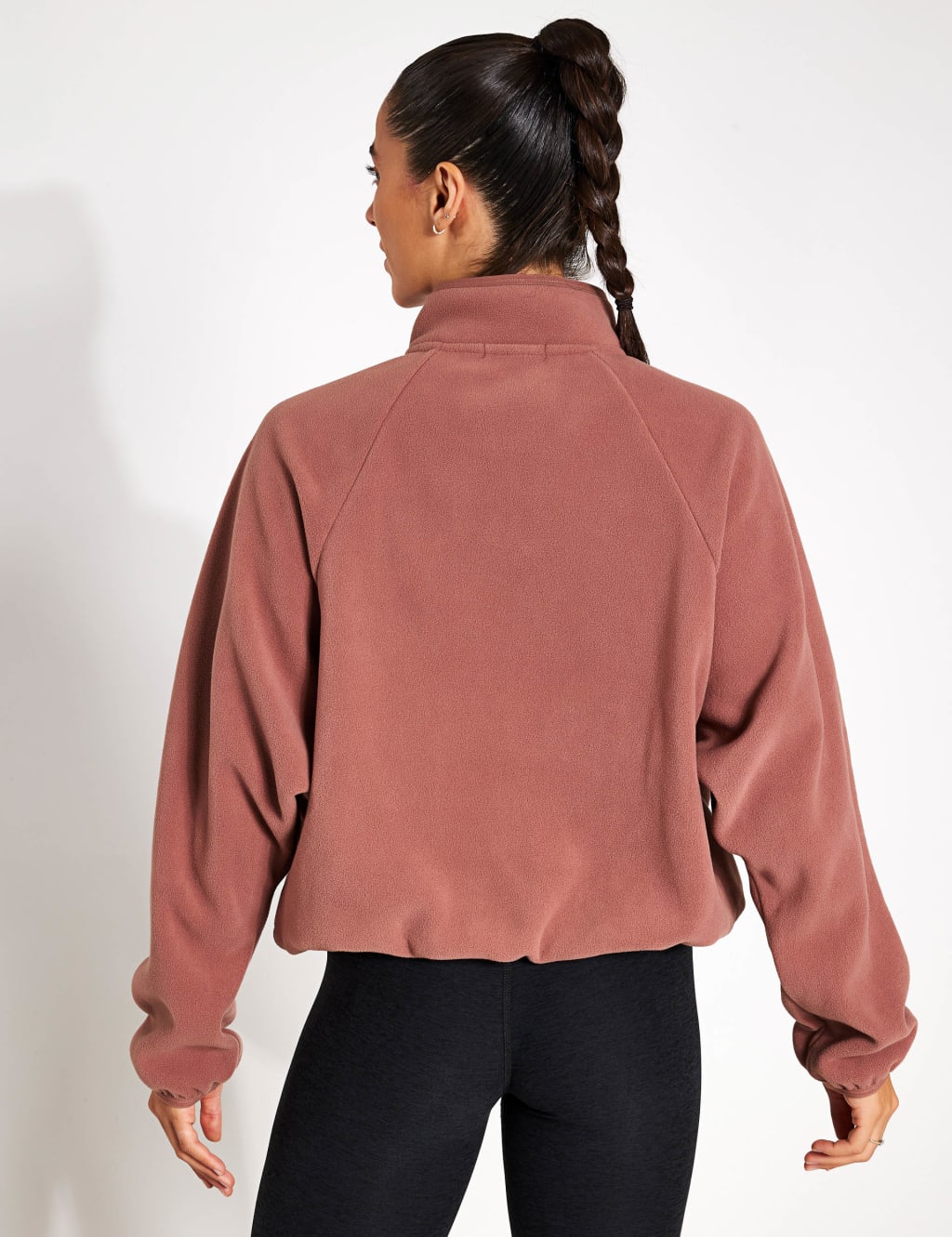 Tranquility Funnel Neck Fleece Jacket Beyond Yoga M&S