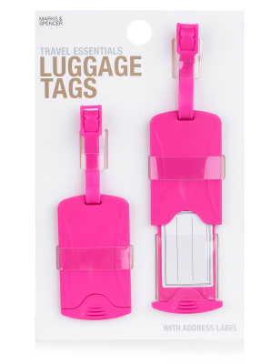 Travel Essentials Luggage Tags M&S Collection M&S