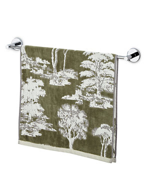 Tree Jacquard Towel Image 2 of 4