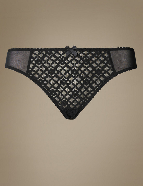 Trellis Lace Knickers Image 1 of 2