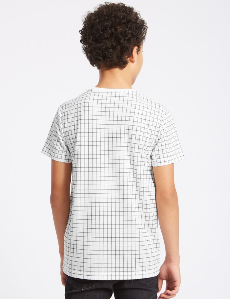 Triangle Grid T-Shirt (3-16 Years) 3 of 5