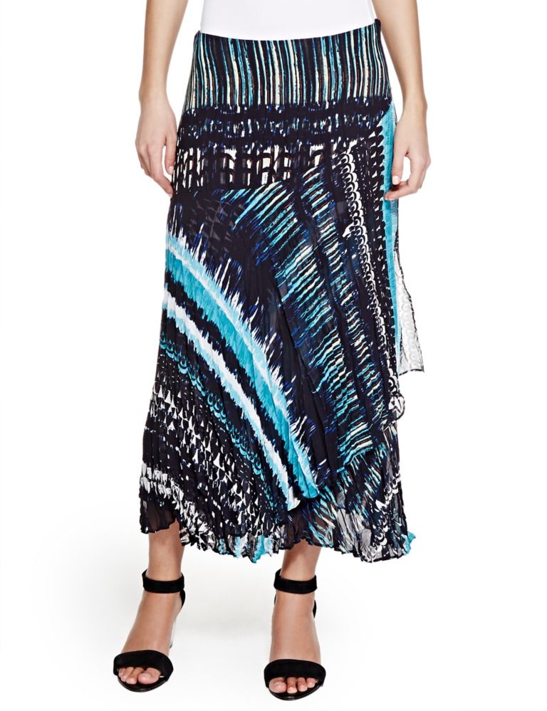 Tribal Print Maxi Skirt 1 of 5