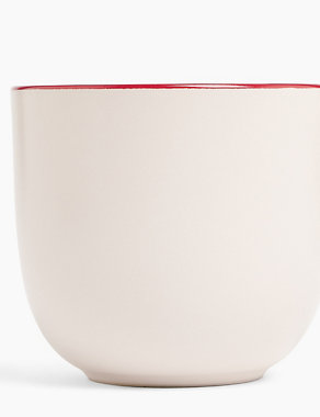Tribeca Red Rim Mug Image 2 of 3
