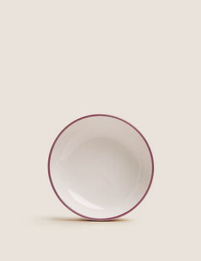 Tribeca Rimmed Stoneware Cereal Bowl Image 2 of 4