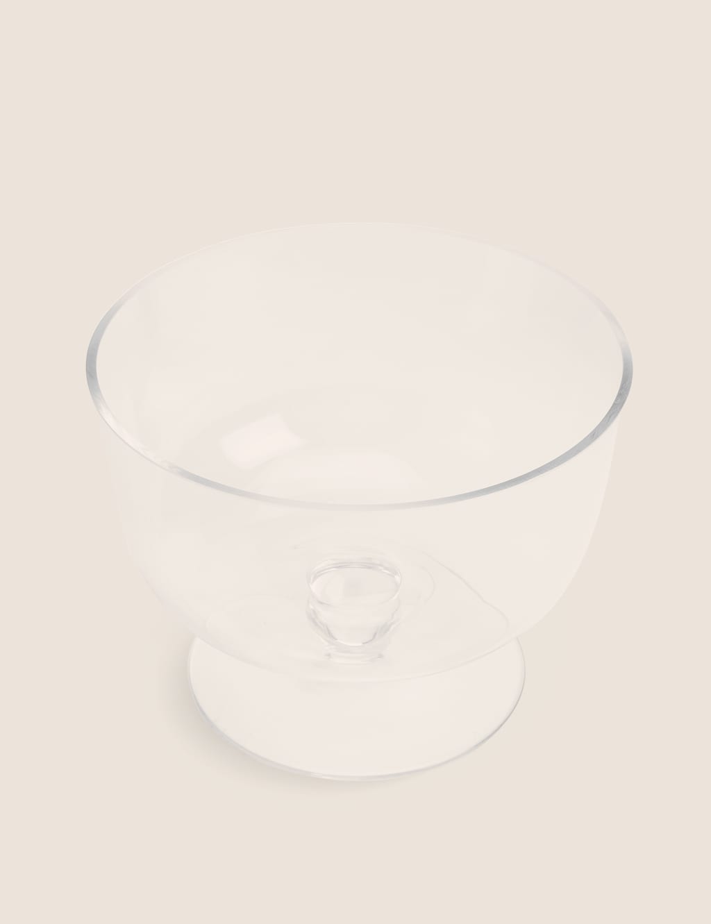 Trifle bowl store with lid