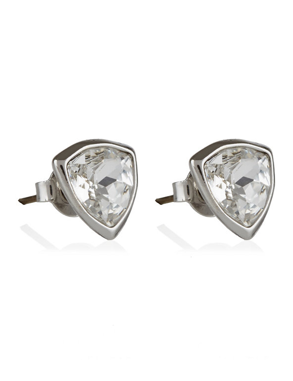 Trilliant Stud Earrings MADE WITH SWAROVSKI® ELEMENTS Image 1 of 1