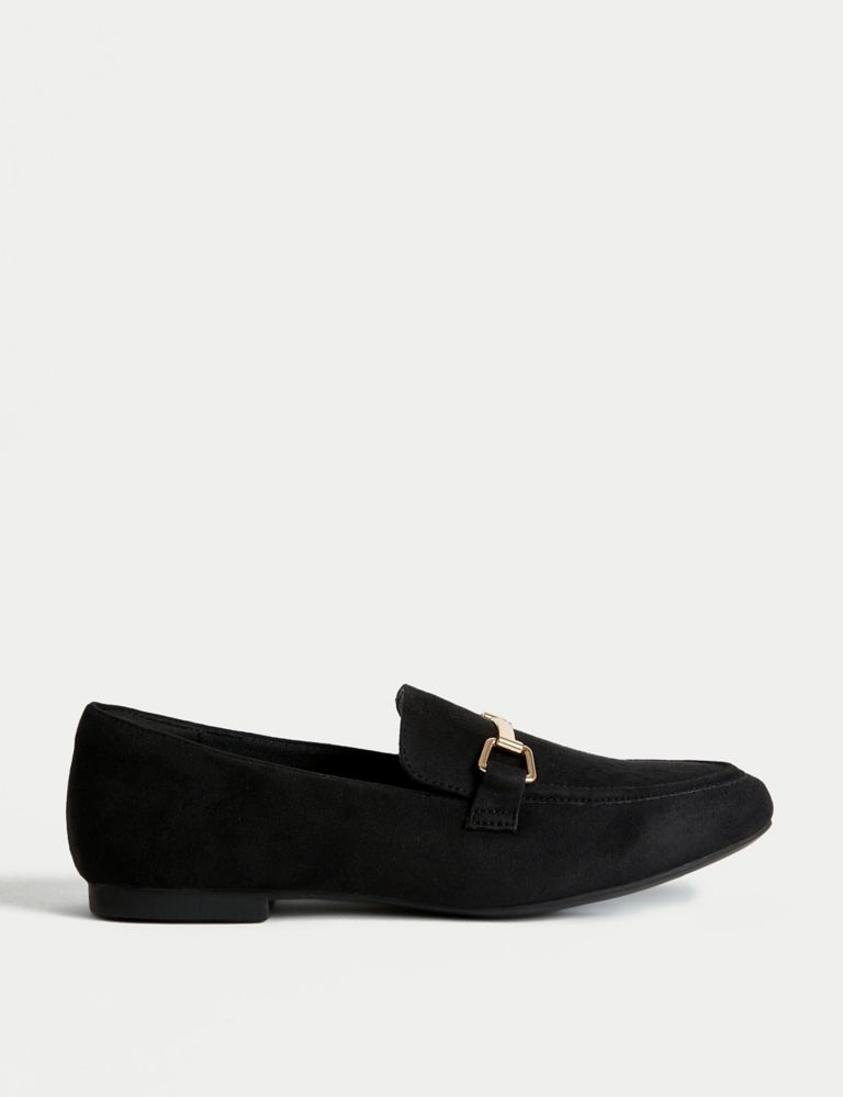Trim Detail Slip On Flat Loafers 1 of 3