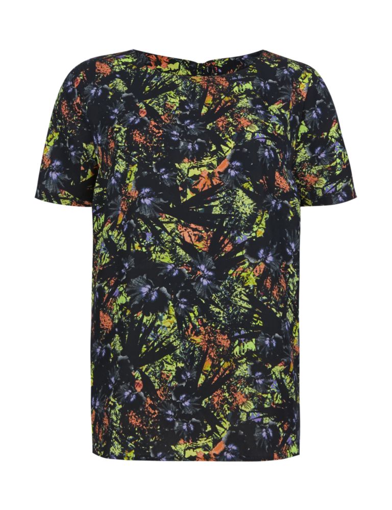 Tropical Floral Top 3 of 4