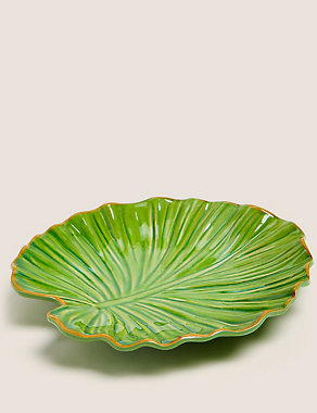 Tropical Jungle Leaf Picnic Platter Image 2 of 5