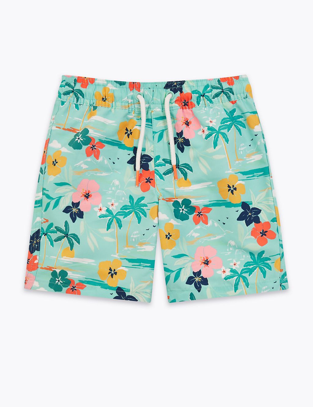 Tropical Print Swim Shorts (2-7 Yrs) 3 of 3