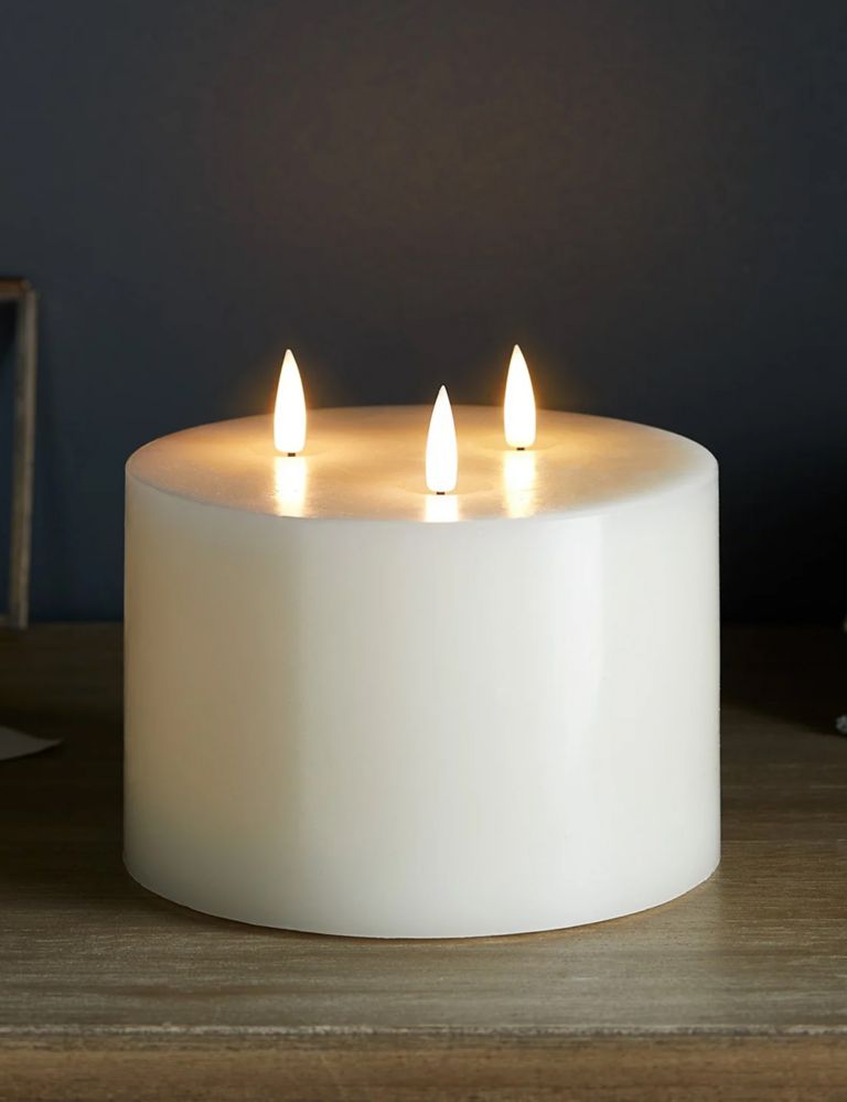 TruGlow® 3 Wick LED Candle 2 of 4