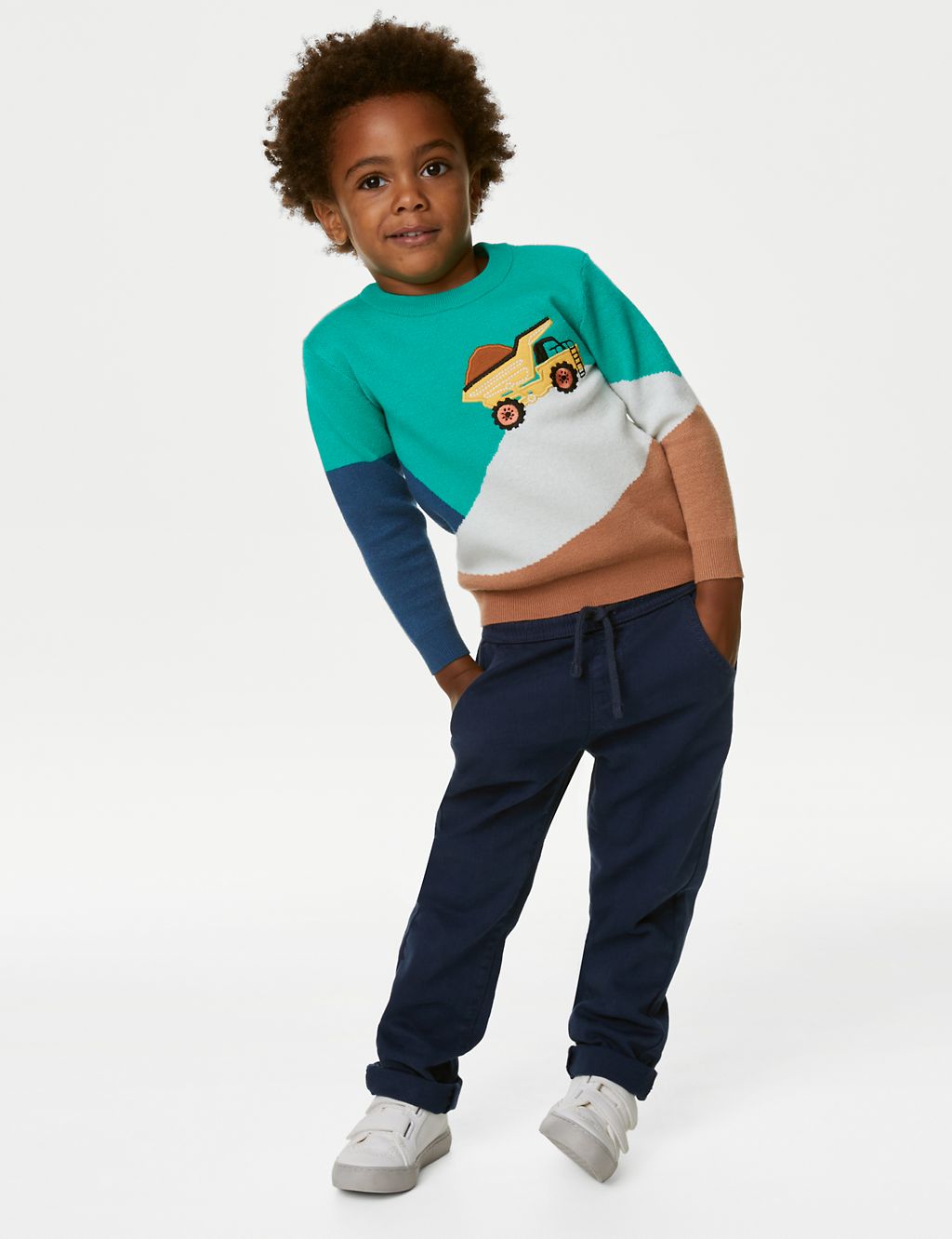 Truck Knitted Jumper (2-8 Yrs) | M&S Collection | M&S
