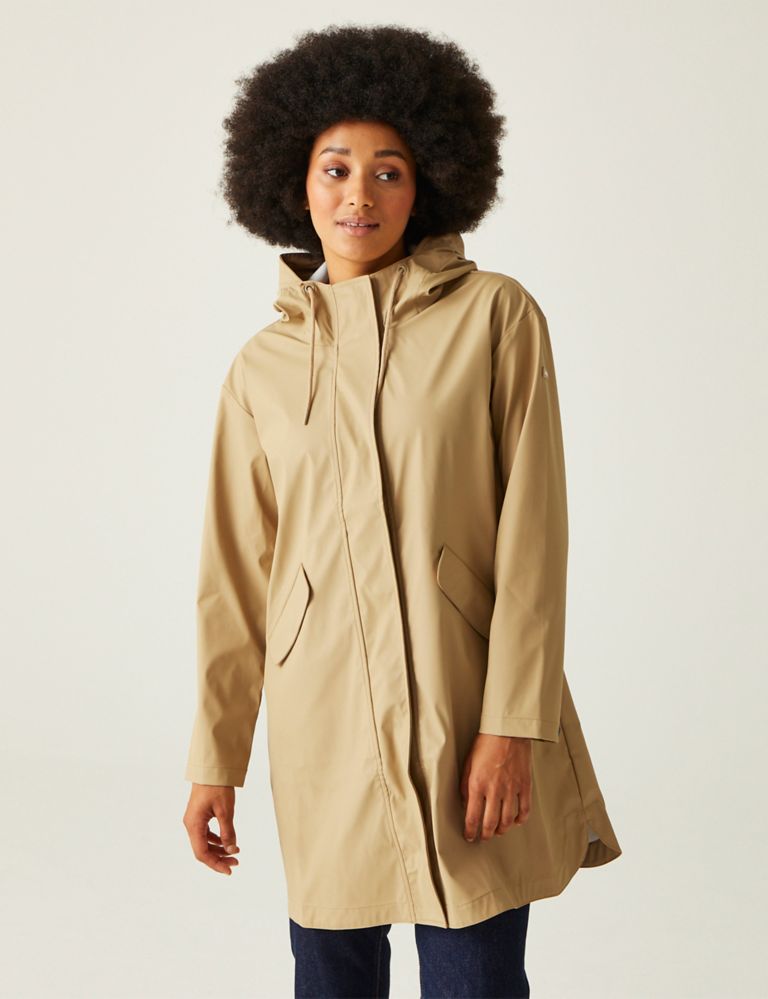 Truelsa Water-Repellent Hooded Parka Coat 1 of 9