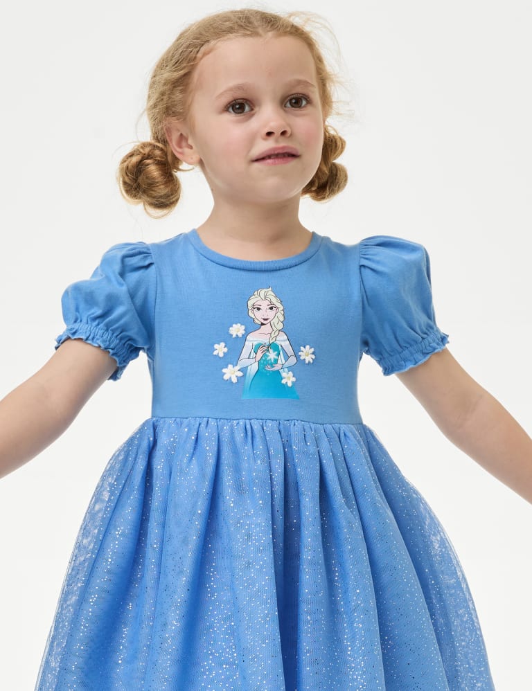 Tulle Disney Frozen™ Dress (28 Yrs) M&S Collection M&S