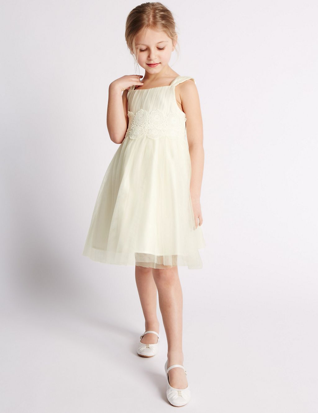 Tulle Embroidered Lace Dress (1-7 Years) 3 of 3