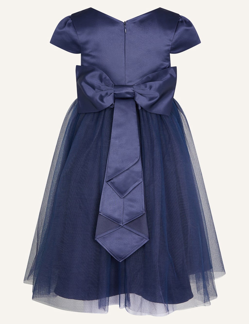 Girls navy occasion dress hot sale