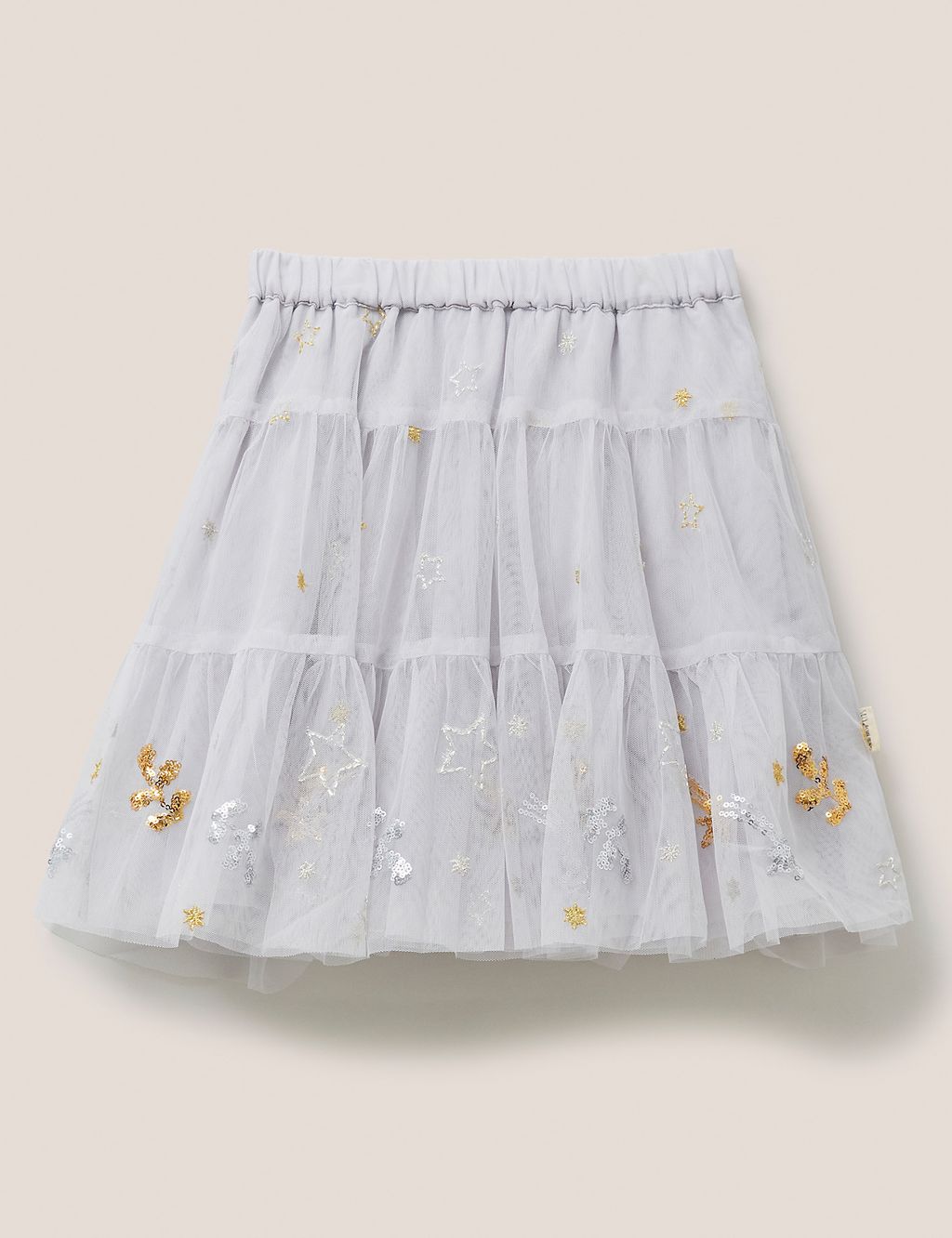 Tulle Sequin Star Skirt (3 - 10 Yrs) 1 of 5