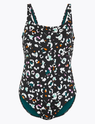 Marks and spencer 2024 leopard print swimsuit