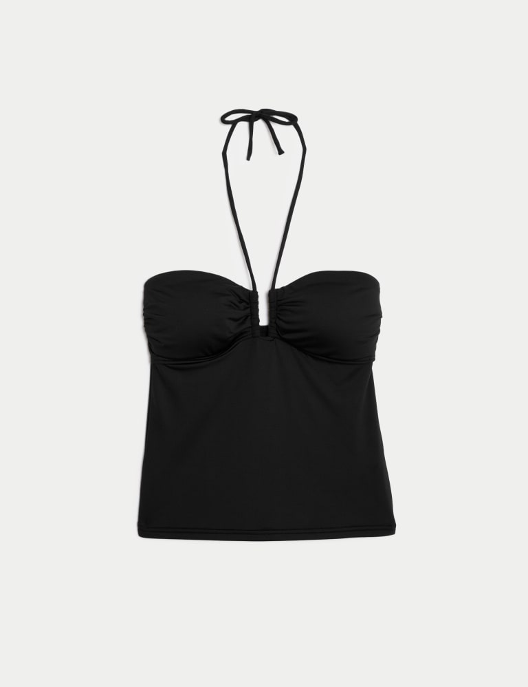 Tummy Control Halterneck Tankini Top