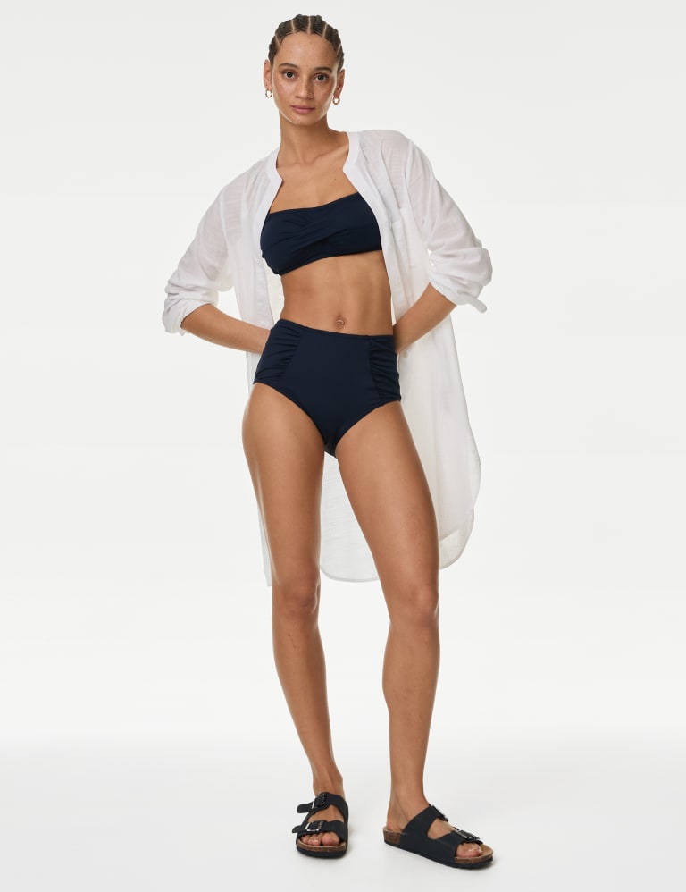 M&S Collection Tummy Control High Waisted Bikini Bottoms